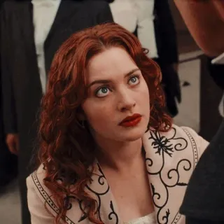 😳 Rose DeWitt Bukater Titanic Rose, Titanic, Kate Winslet, film, postać telegram sticker