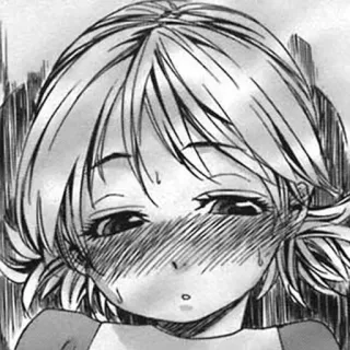 😊 Anime, Blozen, Manga, Meisje, Zweet telegram sticker