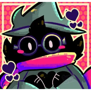 💞 Ralsei Deltarune deltarune, ralsei, lindo, mago, videojuego telegram sticker