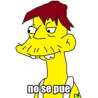 👊 no se pue Dessin animé, Meme, Drôle, Expression, Parodie telegram sticker