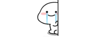 🍚 desenho animado, chorando, triste, lágrimas whatsapp sticker