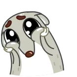 🥺 imut, binatang, berang-berang, memohon, mata, kawaii whatsapp sticker