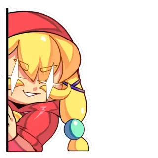 ❗️ Anime, Personaje, Sticker, Brillo, Dibujos animados, Chica telegram sticker
