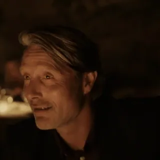 😏 Mads Mikkelsen Schauspieler, Porträt, Mann, Dänisch, Promi telegram sticker