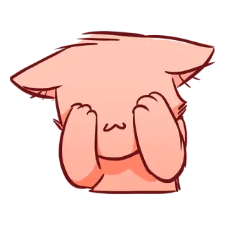 🙈 süß, kawaii, emoji, fröhlich, lustig, katze, meme, reaktion telegram sticker