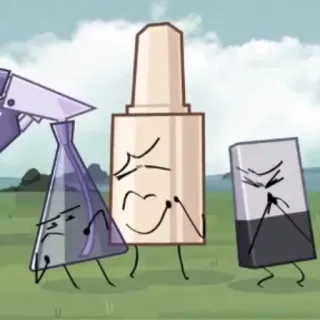 😢 Dibujo animado, Botella, Goma de borrar, Química, Enojado whatsapp sticker