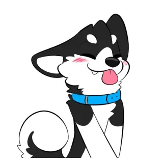 😊 cachorro, feliz, animal de estimação, animal, fofo telegram sticker