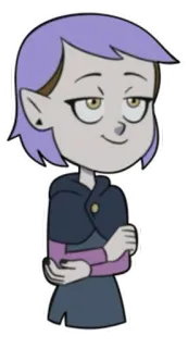 😏 Amity Blight The Owl House cartoon, animated, The Owl House, Disney, character, Amity Blight telegram sticker