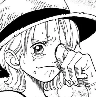 🏴‍☠️ 泣く, 悲しい, アニメ, マンガ, キャラクター whatsapp sticker
