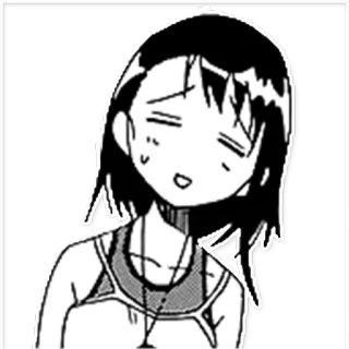 😅 Anime, Mangá, Desenho animado, Personagem, Ilustração, Adesivo telegram sticker