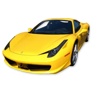 🚕 Auto, Gelb, Fahrzeug, Automobil, Sportwagen, Transport telegram sticker