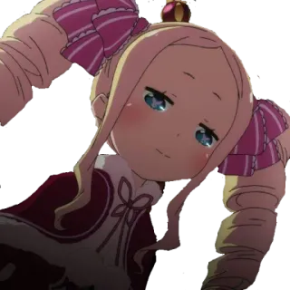 😼 Beatrice Re:Zero Аниме, Лоли, Цундере, Манга, Милый telegram sticker