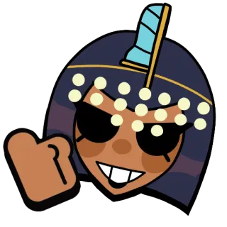 👍 sticker, cartoon, gebaar, personage telegram sticker