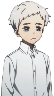 😒 Norman The Promised Neverland anime, junge, norman, the promised neverland whatsapp sticker