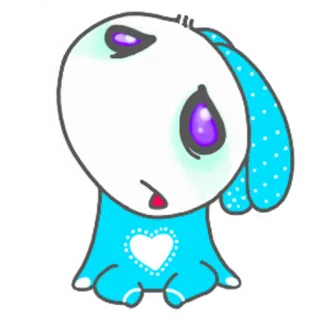 😞 Cartone animato, Carino, Mostro, Adorabile, Adesivo telegram sticker