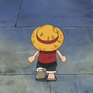 😣 Luffy One Piece Аниме, Ван Пис, Луффи, Мультфильм, Персонаж whatsapp sticker
