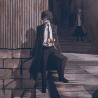 🥂 Osamu Dazai Bungou Stray Dogs Anime, Charakter, Dazai, Osamu Dazai, Bungou Stray Dogs whatsapp sticker