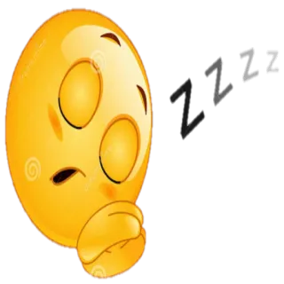 😴 dormir, emoji, zz, cansado, descanso telegram sticker