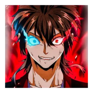 😄 Anime, Personnage, Visage, Manga, Portrait whatsapp sticker