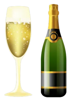 🍺 แอลกอฮอล์, แชมเปญ, แก้ว, ขวด, งานเฉลิมฉลอง, เครื่องดื่ม whatsapp sticker