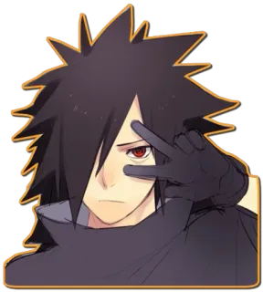 ✌ Madara Uchiha Naruto Anime, Naruto, Uchiha, Madara, Nhân vật telegram sticker
