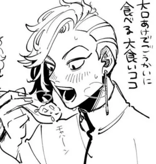 😳 大口あけてごうかいに食べる大食いココ
チャーハン Anime, Manga, Makan, Makanan, Jepang, Karakter telegram sticker