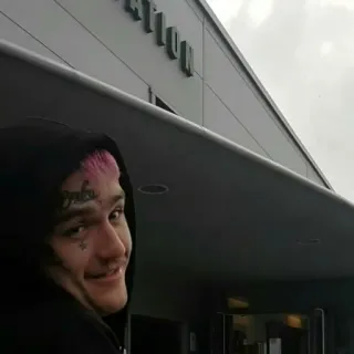 😌 Lil Peep แร็ปเปอร์, นักดนตรี, ศิลปิน, Lil Peep, อีโม telegram sticker