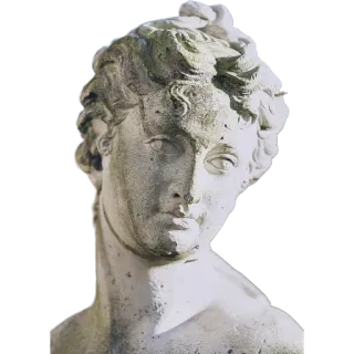 👩 statue, sculpture, bust, art, ancient, portrait telegram sticker