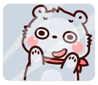 😧 beer, cartoon, schattig, dier, sticker telegram sticker
