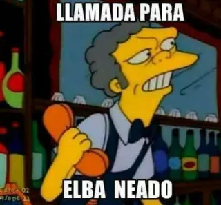 Voy al rato @SimpsonsGrupo telegram stickers