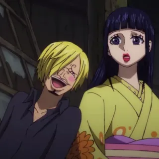 🏴‍☠️ Sanji One Piece Аниме, Ван Пис, Санджи, Вано, Персонажи, Анимация telegram sticker