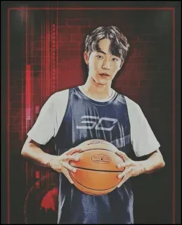 🏀 Basketbal, Atleet, Sport, Speler, Bal telegram sticker