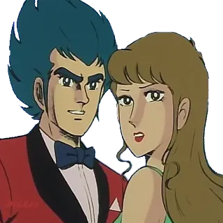 👥 Anime, Cặp đôi, Phim hoạt hình, Nhân vật, Hoạt hình telegram sticker