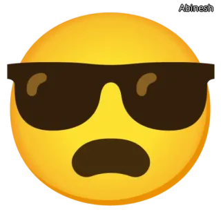 🕶️ 絵文字, サングラス, クール, 顔 telegram sticker