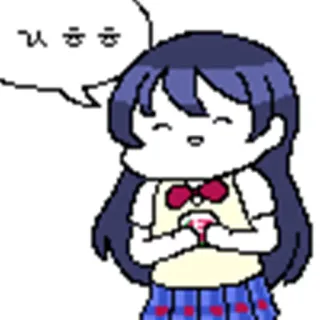 😊 ㄴ ㅎㅎㅎ Kartun, Imut, Anime, Gadis, Korea telegram sticker