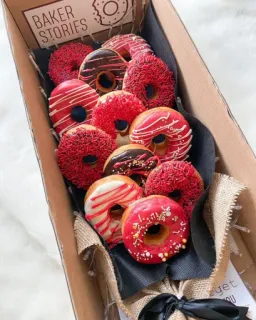 🍩 BAKER STORIES Donuts, Bäcker, Süßigkeiten, Desserts, Backwaren, Essen, Gebäck whatsapp sticker