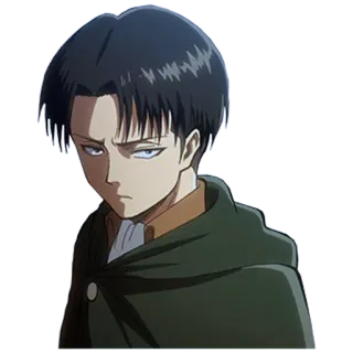 😒 Levi Ackerman Attack on Titan Anime, Personaje, Ataque a los Titanes, Levi, Ackerman telegram sticker