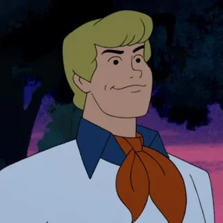 🐶 Fred Jones Scooby Doo cartoon, mystery, scooby-doo, fred, detective telegram sticker