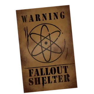 Fallout posters pack telegram stickers