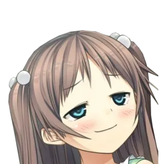 🍙 garota anime, arrogante, expressão facial, desenho animado, fofo telegram sticker
