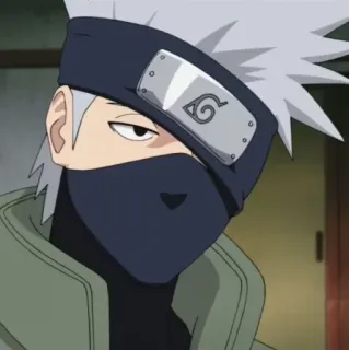🥷 Kakashi Naruto anime, kakashi, ninja, naruto, cartoon telegram sticker