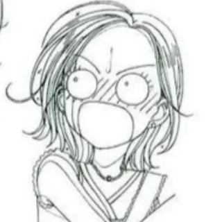 😨 anime, manga, sốc, ngạc nhiên, biểu cảm, cô gái telegram sticker
