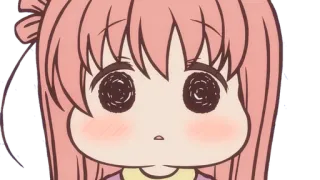 🙄 Anime, garota, fofa, Chibi telegram sticker
