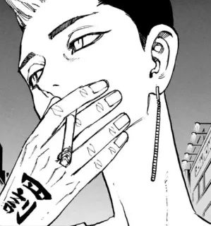 🚬 Anime, Sigaret, Roken, Personage, Manga telegram sticker