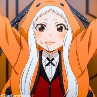 Kakegurui 🔹 @YanderePacks whatsapp stickers