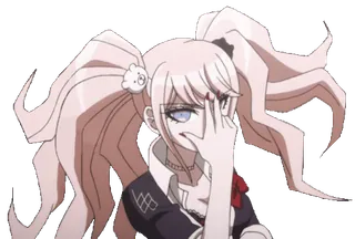 🫰 Junko Enoshima Danganronpa Anime, Charakter, Danganronpa, Junko Enoshima, Süß, Zöpfe whatsapp sticker