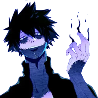 🔥 Dabi My Hero Academia Dabi, My Hero Academia, Anime, Bösewicht, Charakter whatsapp sticker