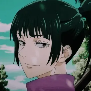 📝 Maki Zenin Jujutsu Kaisen anime, character, manga, jujutsu kaisen, maki zenin telegram sticker