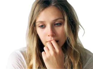 🤔 donna, capelli biondi, ritratto, viso, ragazza, bella telegram sticker