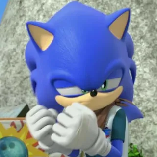 😠 Sonic the Hedgehog Соник, Ёж, Мультфильм, Синий, Персонаж, Игры telegram sticker
